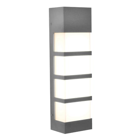 Stack LED Outdoor Sconce, Length: 3.5
